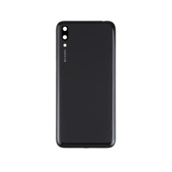 Tapa Trasera+Lente de Cámara Huawei Y7 2019 Negro Tapa Trasera+Lente de Cámara Huawei Y7 2019 Negro